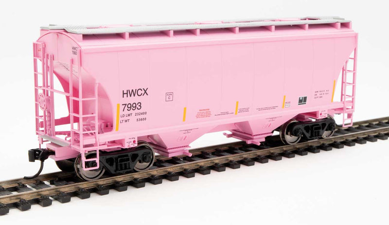 39' Trinity 3281 2-Bay Covered Hopper - Ready to Run -- Halliburton HWCX #7993-1