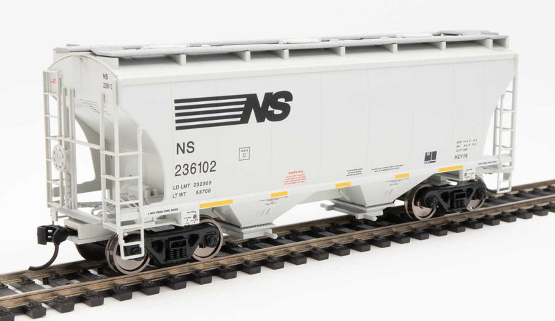 39' Trinity 3281 2-Bay Covered Hopper - Ready to Run -- Norfolk Southern #236102-1