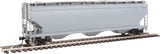 60' NSC 5150 3-Bay Covered Hopper - Ready to Run -- Undecorated-1