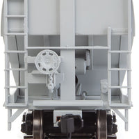 60' NSC 5150 3-Bay Covered Hopper - Ready to Run -- Union Pacific(R) #90687 (gray, black; Shield Logo, "We Will Deliver" Sloga