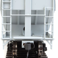 60' NSC 5150 3-Bay Covered Hopper - Ready to Run -- Archer-Daniels-Midland #52317 (gray, black; Blue & White Leaf Logo)