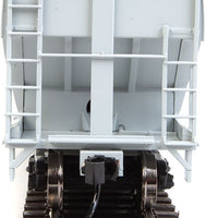 60' NSC 5150 3-Bay Covered Hopper - Ready to Run -- Canadian National #386445 (gray, black; Noodle Logo)