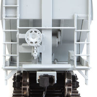 60' NSC 5150 3-Bay Covered Hopper - Ready to Run -- Canadian Pacific #650431 (gray, black; Centered Black Beaver Logo)