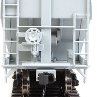 60' NSC 5150 3-Bay Covered Hopper - Ready to Run -- Grain Connect Canada WFRX #856712 (gray, black; Blue & Yellow Logo)