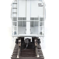 60' NSC 5150 3-Bay Covered Hopper - Ready to Run -- Canadian Pacific SOO #119207 (gray, red, black, Beaver Logo)