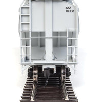 60' NSC 5150 3-Bay Covered Hopper - Ready to Run -- Canadian Pacific SOO #119230 (gray, red, black, Beaver Logo)