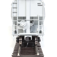 60' NSC 5150 3-Bay Covered Hopper - Ready to Run -- Canadian Pacific SOO #119264 (gray, red, black, Beaver Logo)