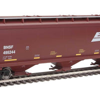 60' NSC 5150 3-Bay Covered Hopper - Ready to Run -- Burlington Northern Santa Fe #495244