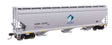 60' NSC 5150 3-Bay Covered Hopper - Ready to Run -- Archer-Daniels-Midland #52285-1