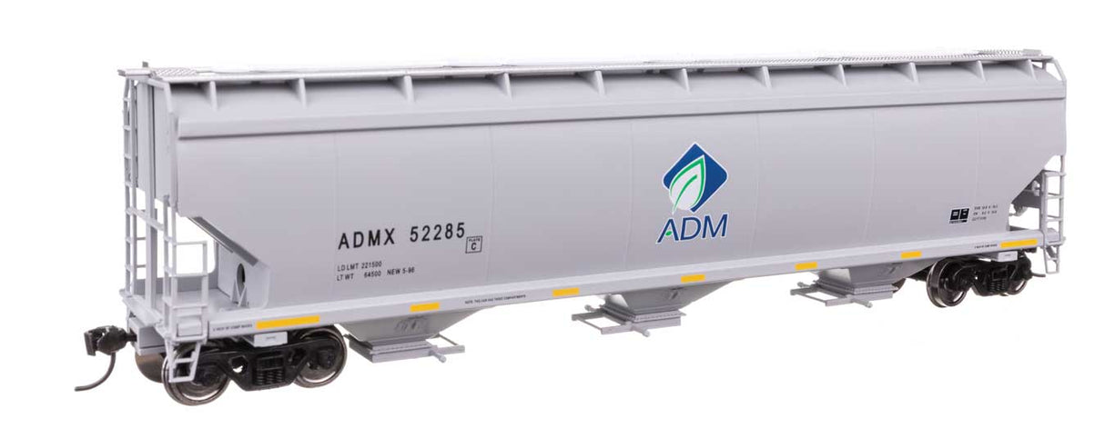 60' NSC 5150 3-Bay Covered Hopper - Ready to Run -- Archer-Daniels-Midland #52285-2