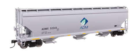 60' NSC 5150 3-Bay Covered Hopper - Ready to Run -- Archer-Daniels-Midland #52343-1