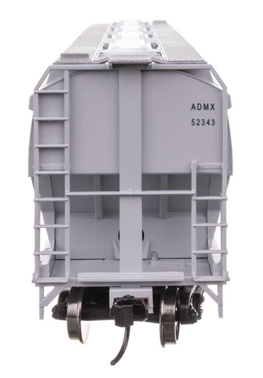 60' NSC 5150 3-Bay Covered Hopper - Ready to Run -- Archer-Daniels-Midland #52343-3