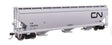 60' NSC 5150 3-Bay Covered Hopper - Ready to Run -- Canadian National #386555-1