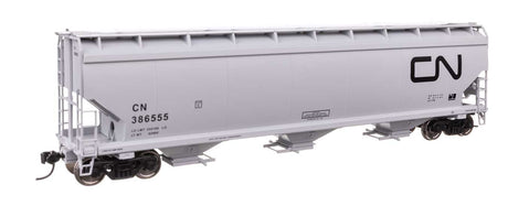 60' NSC 5150 3-Bay Covered Hopper - Ready to Run -- Canadian National #386555-2