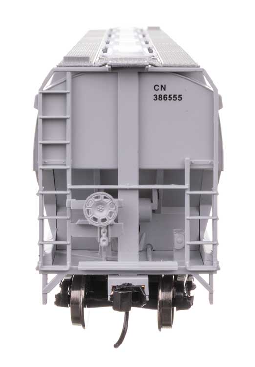 60' NSC 5150 3-Bay Covered Hopper - Ready to Run -- Canadian National #386555-3