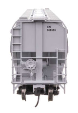 60' NSC 5150 3-Bay Covered Hopper - Ready to Run -- Canadian National #386555-3