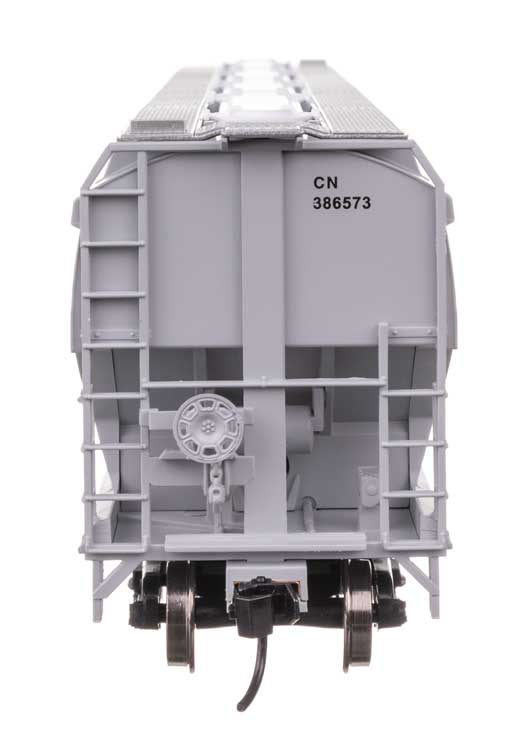 60' NSC 5150 3-Bay Covered Hopper - Ready to Run -- Canadian National #386573-3