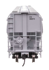 60' NSC 5150 3-Bay Covered Hopper - Ready to Run -- Canadian National #386573-3