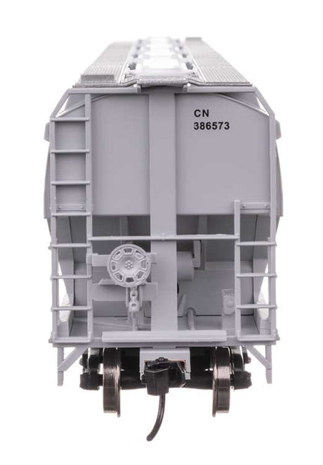 60' NSC 5150 3-Bay Covered Hopper - Ready to Run -- Canadian National #386573-3