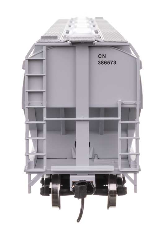60' NSC 5150 3-Bay Covered Hopper - Ready to Run -- Canadian National #386573-4