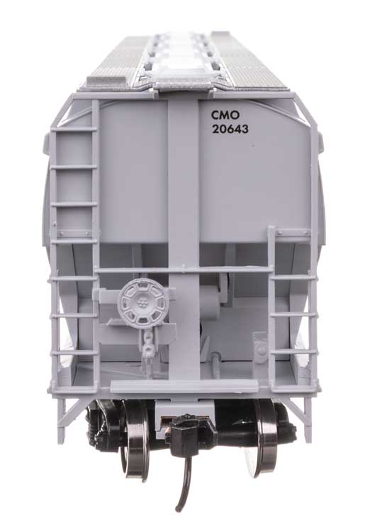 60' NSC 5150 3-Bay Covered Hopper - Ready to Run -- Union Pacific(R) #20643-3