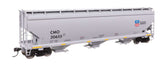 60' NSC 5150 3-Bay Covered Hopper - Ready to Run -- Union Pacific(R) #20655-2
