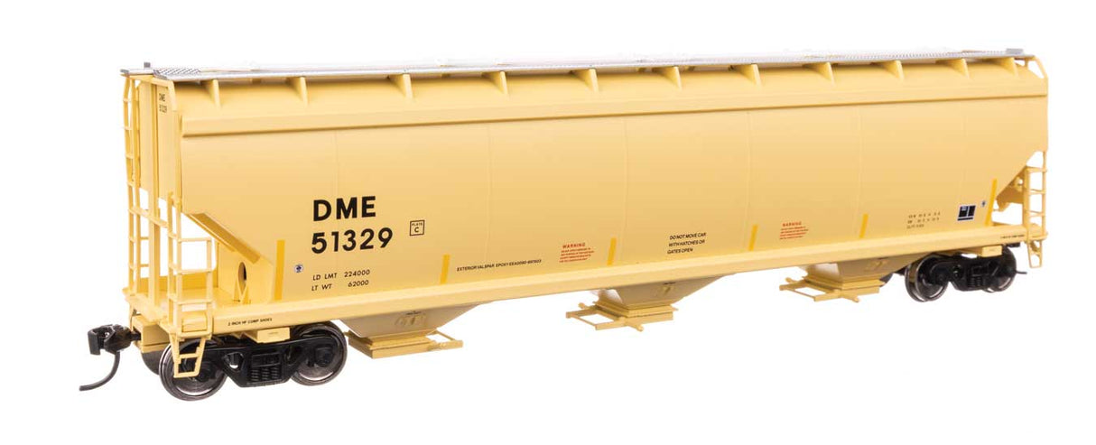 60' NSC 5150 3-Bay Covered Hopper - Ready to Run -- Dakota, Minnesota & Eastern  #51329-2