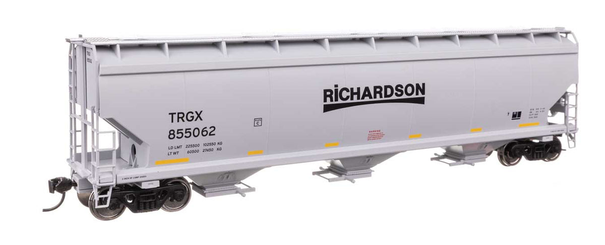 60' NSC 5150 3-Bay Covered Hopper - Ready to Run -- Richardson TRGX #855062-2