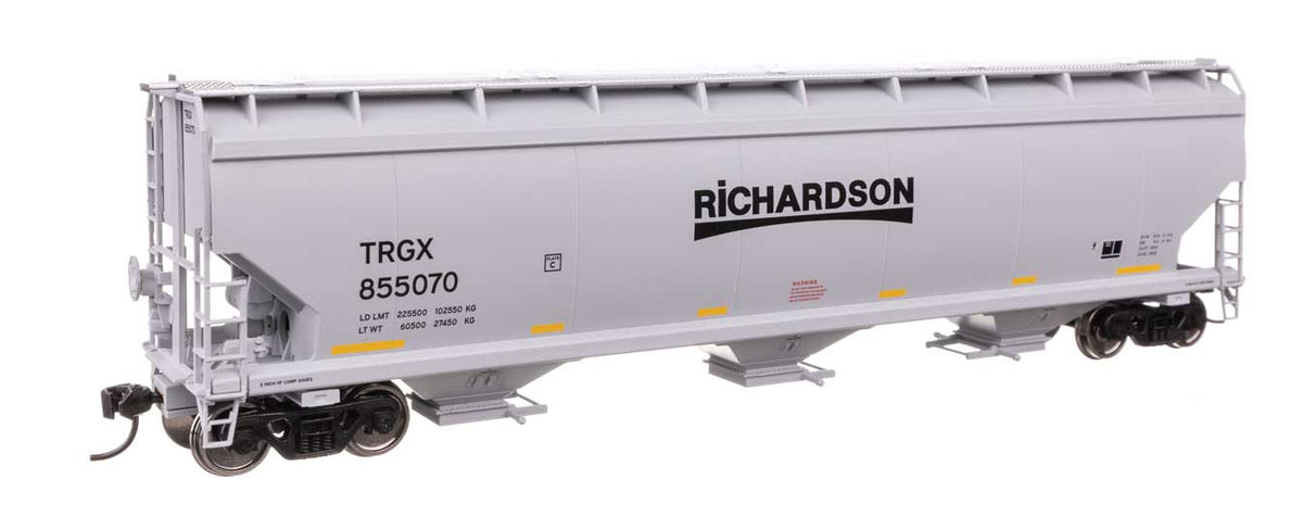 60' NSC 5150 3-Bay Covered Hopper - Ready to Run -- Richardson TRGX #855070-1