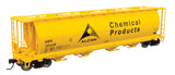 59' Cylindrical Hopper - Ready to Run -- Alcan UNPX #121448 (yellow, black; English & French lettering, round hatches-1