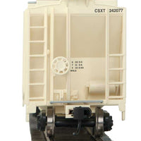 37' 2980 Cubic-Foot 2-Bay Covered Hopper - Ready to Run -- CSX #242077