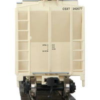 37' 2980 Cubic-Foot 2-Bay Covered Hopper - Ready to Run -- CSX #242077