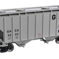 37' 2980 Cubic-Foot 2-Bay Covered Hopper - Ready to Run -- GATX Corporation GACX #3252