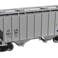 37' 2980 Cubic-Foot 2-Bay Covered Hopper - Ready to Run -- GE Rail Services Corporation ITLX #30194