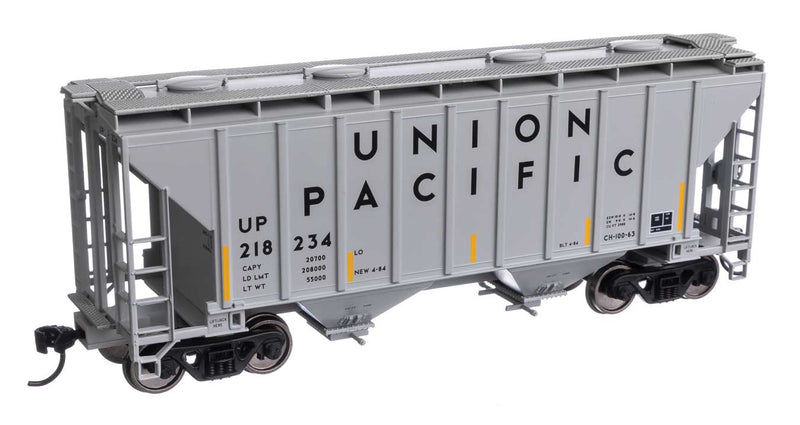 37' 2980 Cubic-Foot 2-Bay Covered Hopper - Ready to Run -- Union Pacific(R) #218234-1