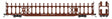 89' Flatcar w/Bi-Level Open Auto Rack - Ready to Run -- Western Pacific #930222