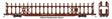 89' Flatcar w/Bi-Level Open Auto Rack - Ready to Run -- Western Pacific #930237