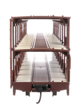 89' Flatcar w/Tri-Level Open Auto Rack - Ready to Run -- Great Northern Rack Trailer-Train Flatcar RTTX #501922 (brown)-3