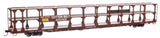 89' Flatcar w/Tri-Level Open Auto Rack - Ready to Run -- Southern Pacific(TM) Rack St. Louis Southwestern(TM) Flatcar #84790-1