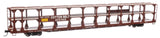 89' Flatcar w/Tri-Level Open Auto Rack - Ready to Run -- Southern Pacific(TM) Rack St. Louis Southwestern(TM) Flatcar #84790-2