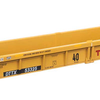 Thrall Rebuilt 40' Well Car - Ready to Run -- TTX DTTX #53325; red TTX & Next Load Any Road logos, yellow conspicuity stri