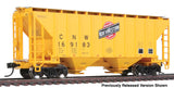 37' 2980 Cubic-Foot 2-Bay Covered Hopper - Ready to Run -- Chicago & North Western(TM) #169000-1