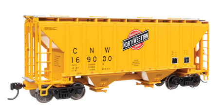 37' 2980 Cubic-Foot 2-Bay Covered Hopper - Ready to Run -- Chicago & North Western(TM) #169000-2