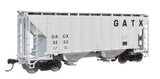 37' 2980 Cubic-Foot 2-Bay Covered Hopper - Ready to Run -- GACX #3233-2