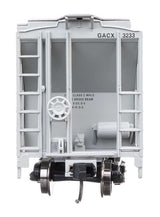 37' 2980 Cubic-Foot 2-Bay Covered Hopper - Ready to Run -- GACX #3233-3