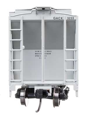37' 2980 Cubic-Foot 2-Bay Covered Hopper - Ready to Run -- GACX #3233-4