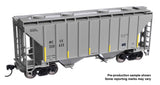 37' 2980 Cubic-Foot 2-Bay Covered Hopper - Ready to Run -- MCEX #350642-1