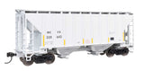 37' 2980 Cubic-Foot 2-Bay Covered Hopper - Ready to Run -- MCEX #350642-2