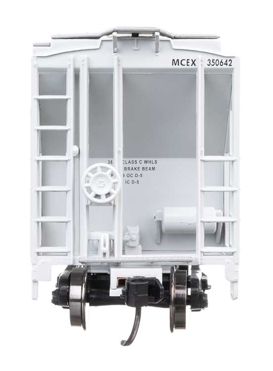 37' 2980 Cubic-Foot 2-Bay Covered Hopper - Ready to Run -- MCEX #350642-3
