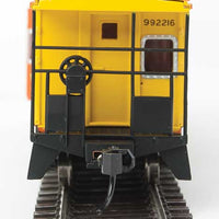 International Bay Window Caboose - Ready to Run -- Milwaukee Road 992216 (orange, yellow; Logo on Bay Window)